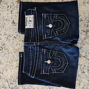 True Religion Bermuda Jean Shorts